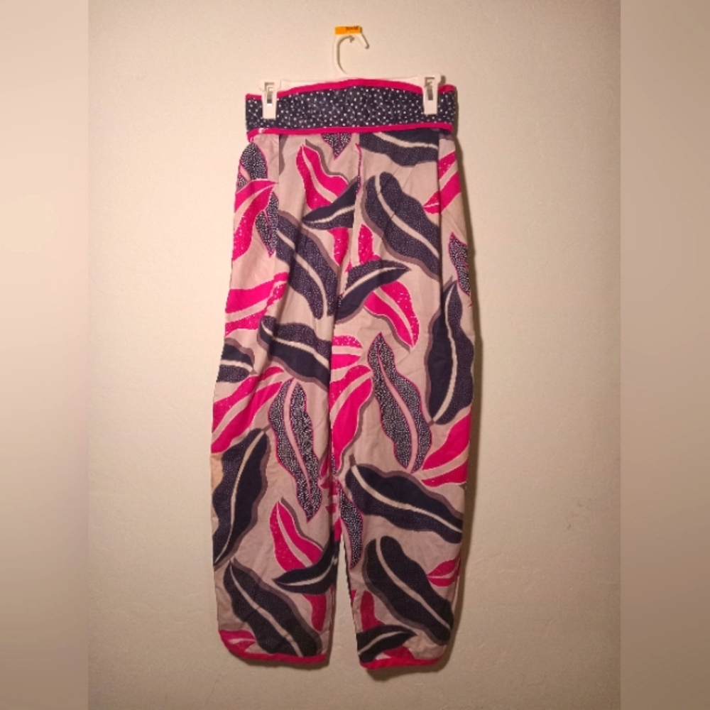 Vintage handmade wide leg pants by Jeanne Marc, size medium